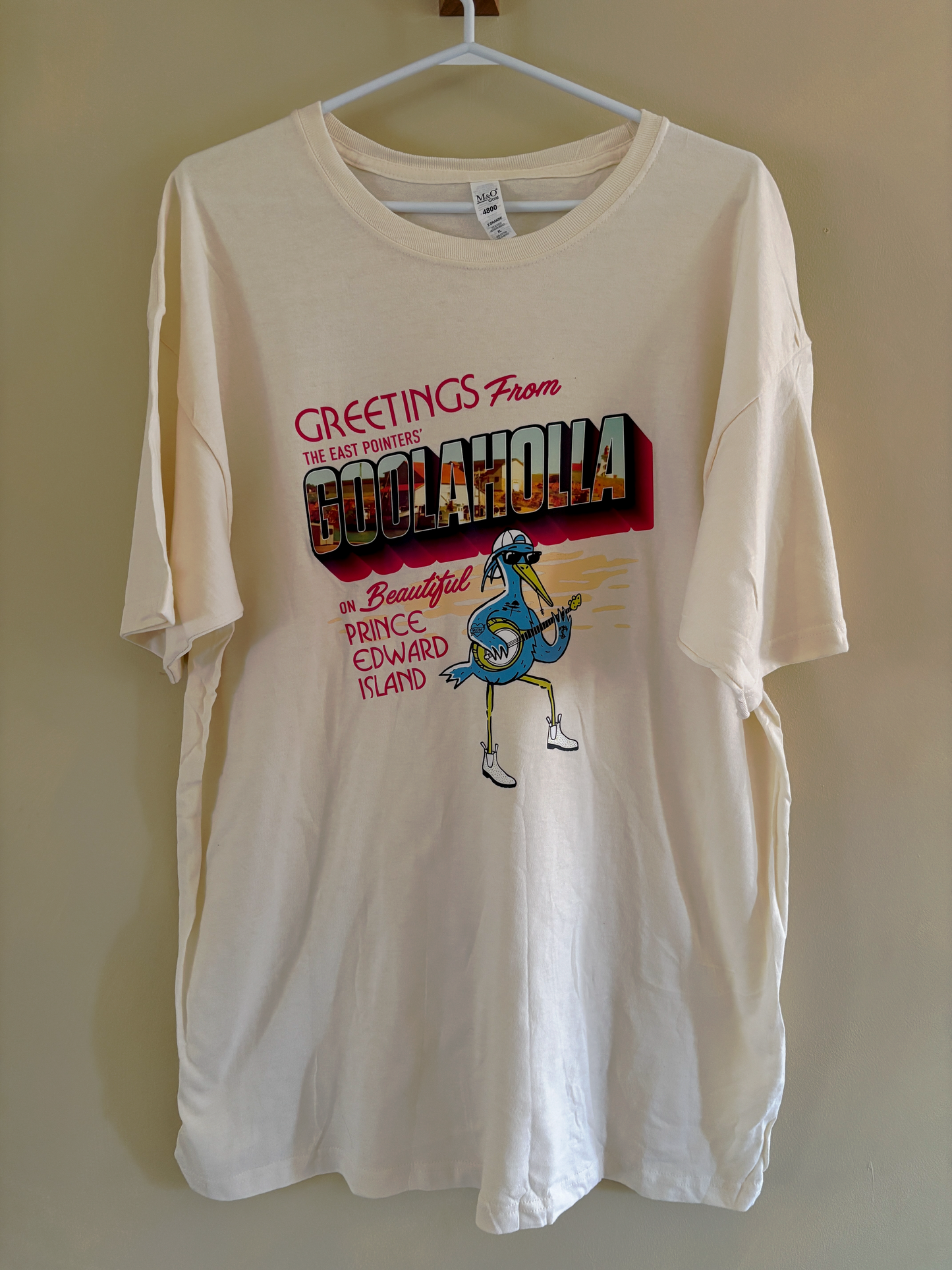 Gollaholla! Yellow/Cream T-Shirt