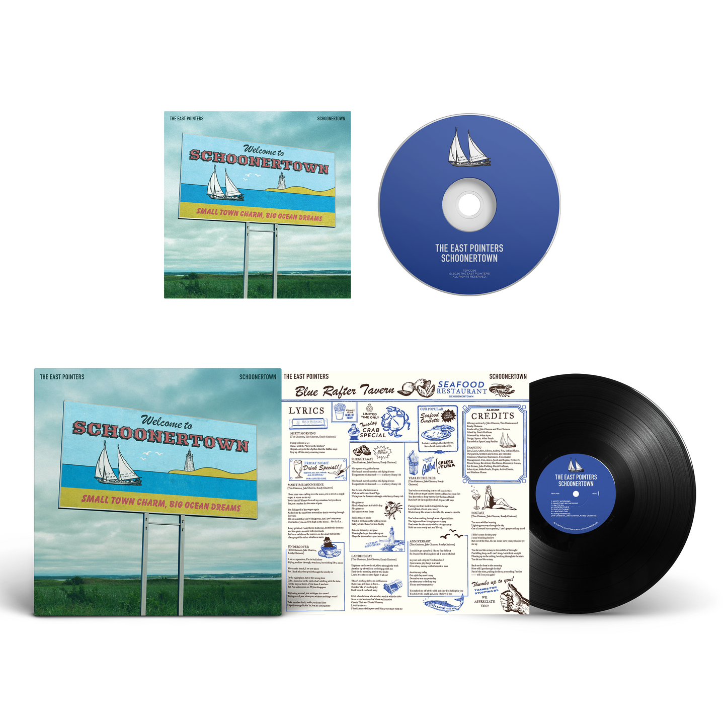 "Schoonertown" Bundle: Signed Vinyl & CD