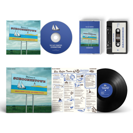 "Schoonertown" Bundle: Signed Vinyl, CD, and Cassette